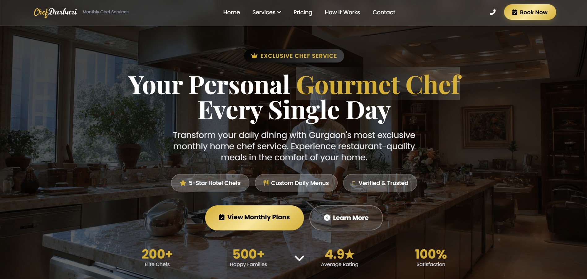 Restaurant Website Portfolio
